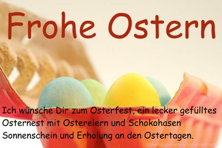 Ostersprüche mit Bilder Frohe Ostern Sprüche zum kostenlos herunterladen